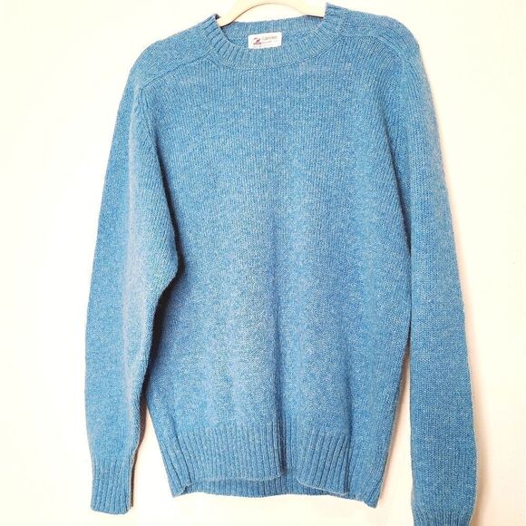 Scottish Shetland Wool Sweater - Picture 1 of 15